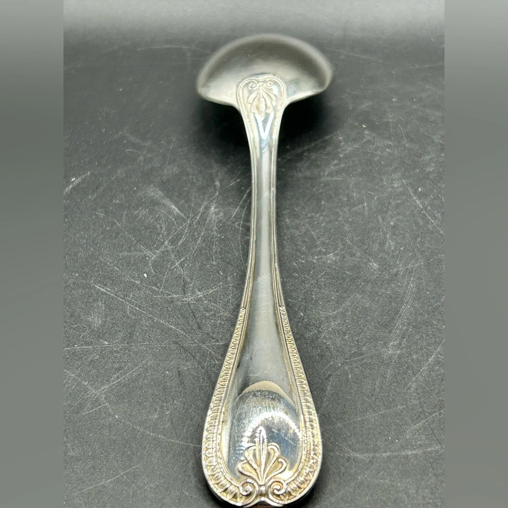 Christofle France Malmaison Vintage Silver Plated Spoon, French Flatware